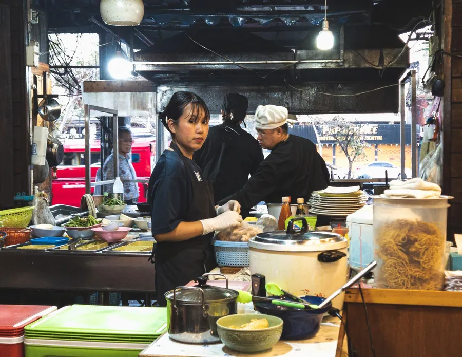 Mercado nocturno de Chiang Rai