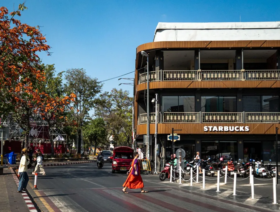 Songthaew rojo, el transporte típico de Chiang Mai