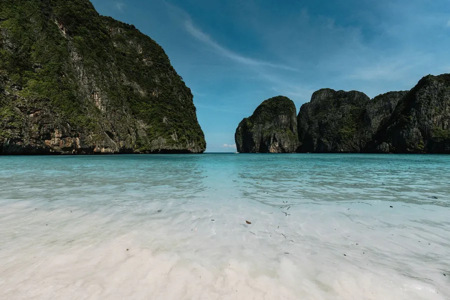 Maya Bay (la playa de 'The Beach'), Tailandia