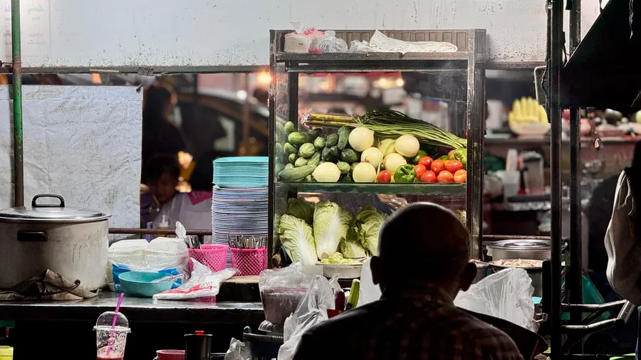 Night Bazaar de Chiang Mai, Tailandia
