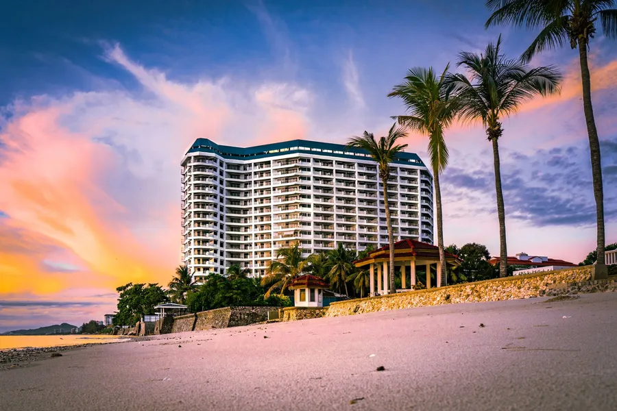 La playa de Jomtien, Pattaya