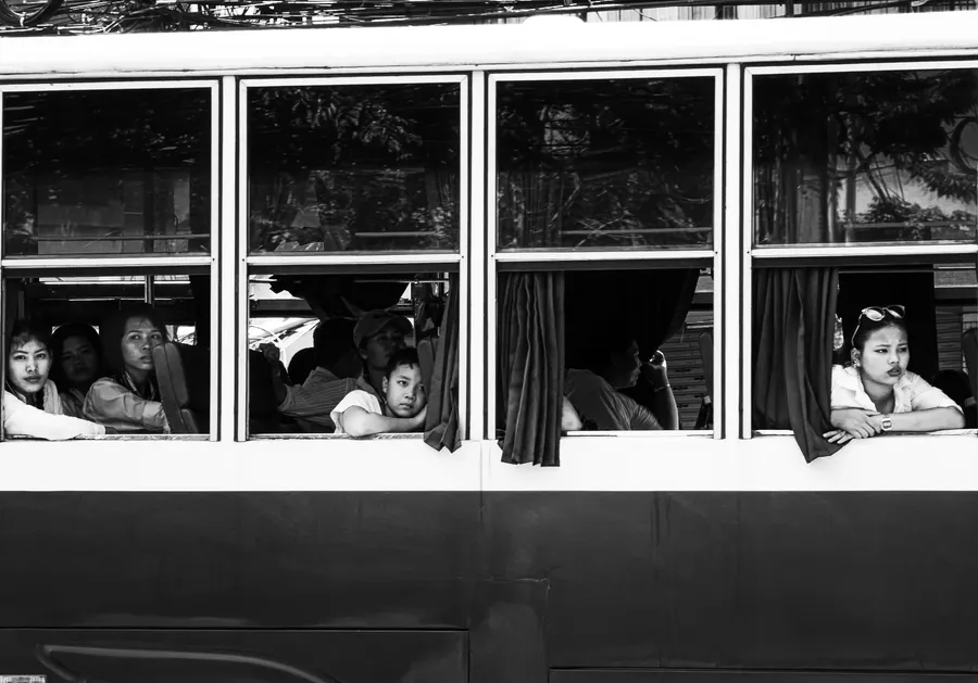 El baht bus, transporte local de Pattaya