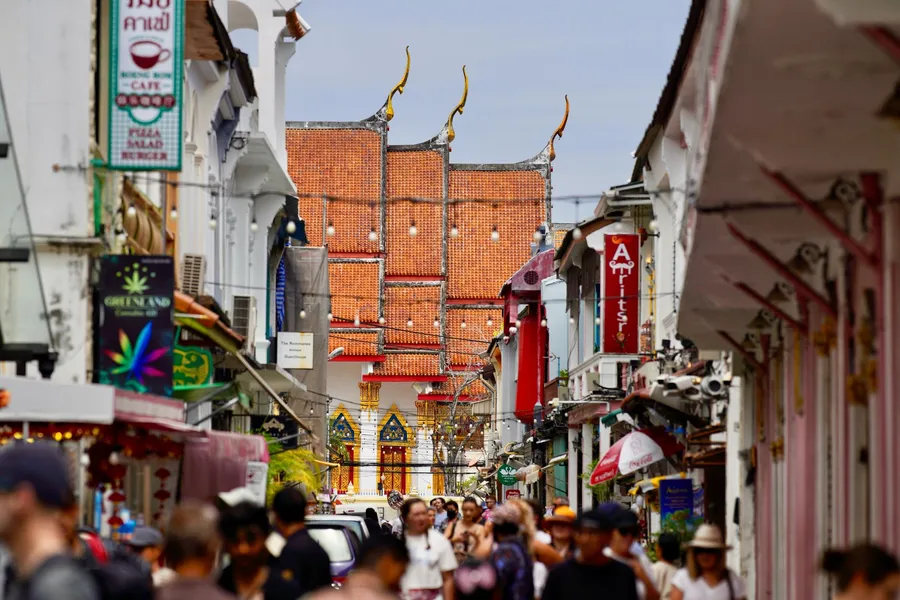 El casco antiguo sino-portugués de Phuket