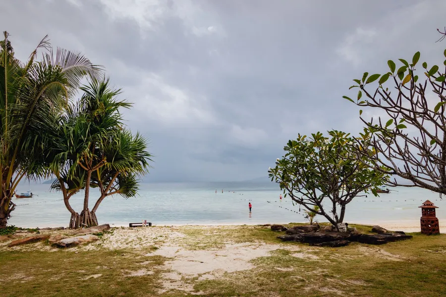 El manantial de aguas turquesa de la Piscina Esmeralda rodeado de selva en Krabi