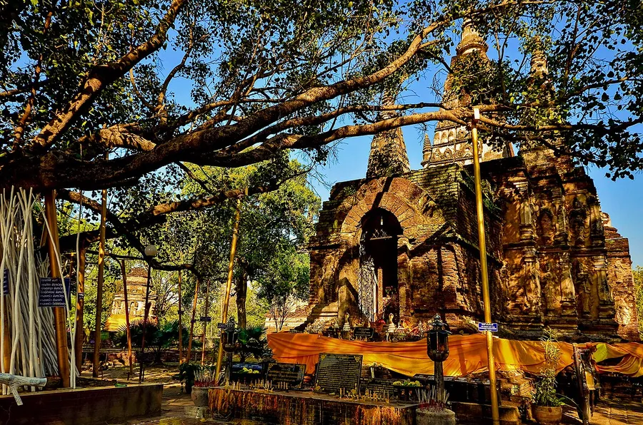 Vista de Wat Chet Yot de Chiang Mai en Chiang Mai
