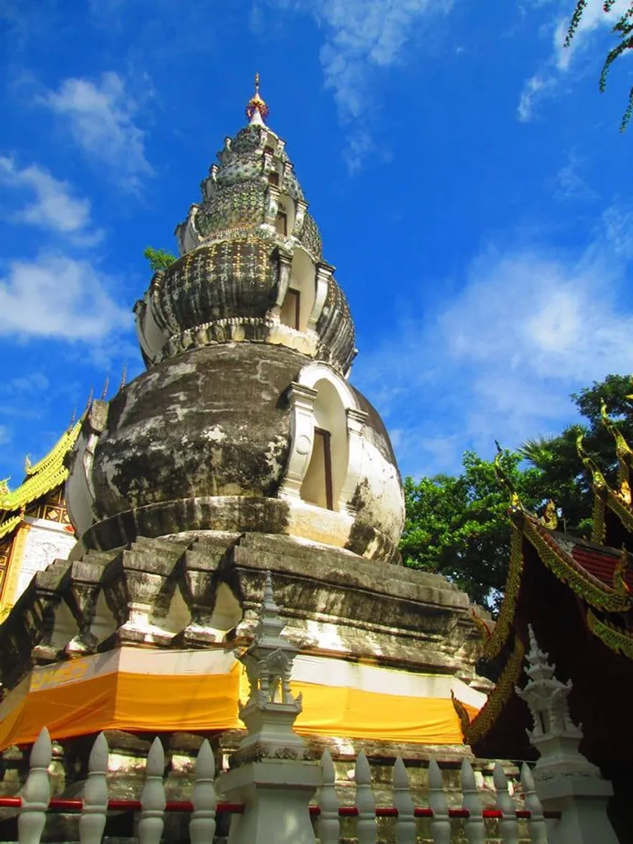 Vista de Wat Ku Tao en Chiang Mai