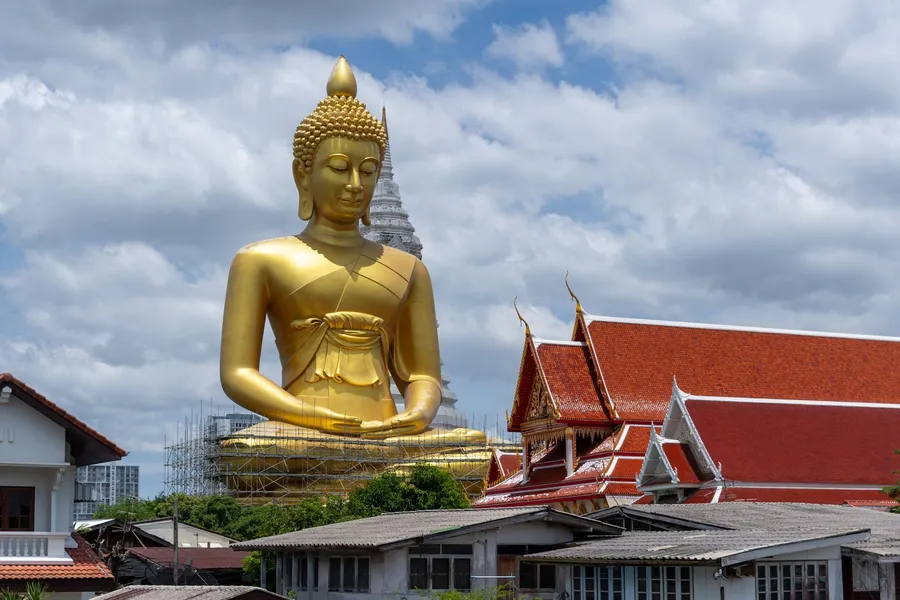 Wat Paknam (la estupa de cristal verde), Tailandia
