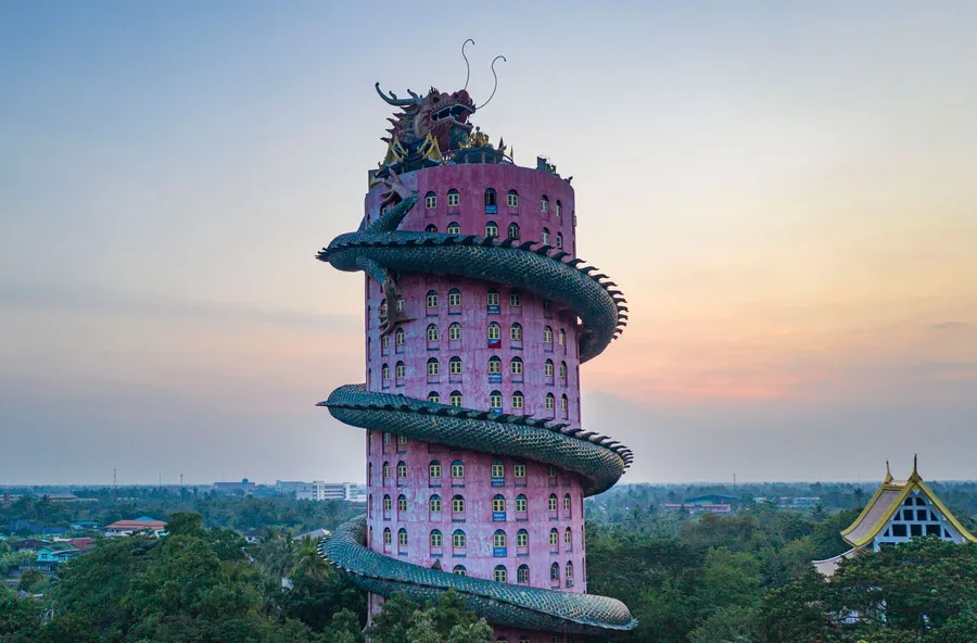 Wat Samphran (Templo del Dragón), Tailandia